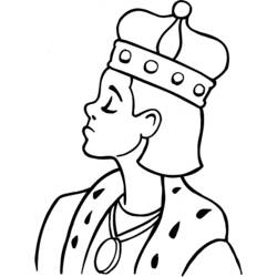 Раскраска: король (Персонажи) #107257 - Раскраски для печати