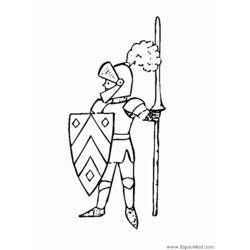 Раскраска: рыцарь (Персонажи) #86932 - Раскраски для печати