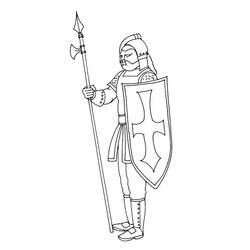 Раскраска: рыцарь (Персонажи) #86940 - Раскраски для печати