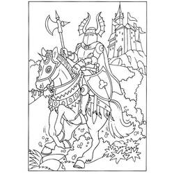 Раскраска: рыцарь (Персонажи) #86949 - Раскраски для печати