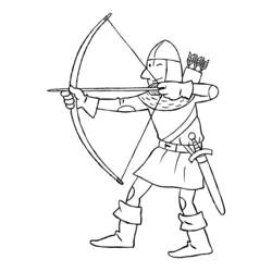 Раскраска: рыцарь (Персонажи) #87037 - Бесплатные раскраски для печати