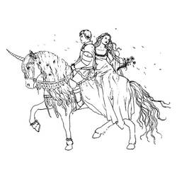 Раскраска: рыцарь (Персонажи) #87162 - Бесплатные раскраски для печати