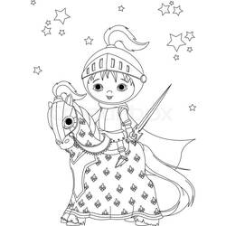 Раскраска: рыцарь (Персонажи) #87179 - Бесплатные раскраски для печати