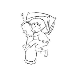 Раскраска: мальчик (Персонажи) #97375 - Бесплатные раскраски для печати