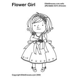 Раскраска: маленькая девочка (Персонажи) #96508 - Бесплатные раскраски для печати