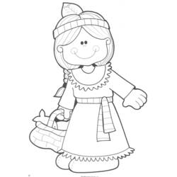 Раскраска: маленькая девочка (Персонажи) #96533 - Бесплатные раскраски для печати
