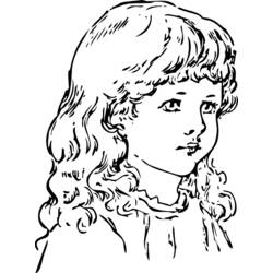 Раскраска: маленькая девочка (Персонажи) #96642 - Бесплатные раскраски для печати