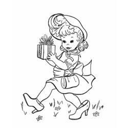 Раскраска: маленькая девочка (Персонажи) #96810 - Бесплатные раскраски для печати
