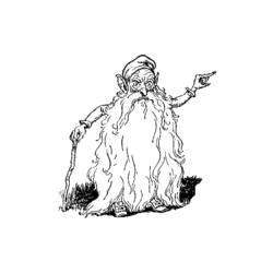 Раскраска: волшебник (Персонажи) #100962 - Раскраски для печати