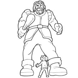 Раскраска: великан-людоед (Персонажи) #102869 - Раскраски для печати