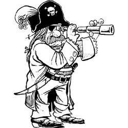 Раскраска: пират (Персонажи) #105020 - Бесплатные раскраски для печати