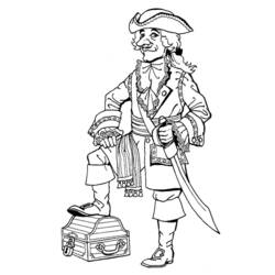 Раскраска: пират (Персонажи) #105061 - Бесплатные раскраски для печати