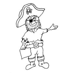 Раскраска: пират (Персонажи) #105077 - Бесплатные раскраски для печати