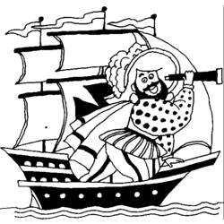Раскраска: пират (Персонажи) #105085 - Бесплатные раскраски для печати