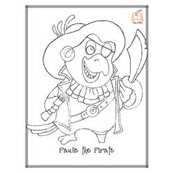 Раскраска: пират (Персонажи) #105102 - Бесплатные раскраски для печати