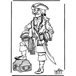 Раскраска: пират (Персонажи) #105114 - Бесплатные раскраски для печати