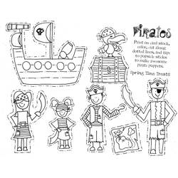 Раскраска: пират (Персонажи) #105124 - Раскраски для печати