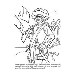 Раскраска: пират (Персонажи) #105155 - Раскраски для печати