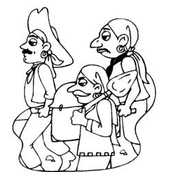 Раскраска: пират (Персонажи) #105180 - Бесплатные раскраски для печати
