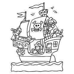 Раскраска: пират (Персонажи) #105315 - Бесплатные раскраски для печати