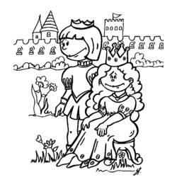 Раскраска: принц (Персонажи) #105933 - Бесплатные раскраски для печати