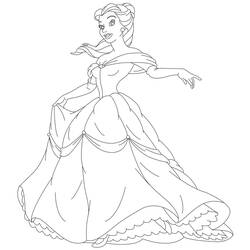 Раскраска: принцесса (Персонажи) #85173 - Бесплатные раскраски для печати