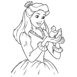 Раскраска: принцесса (Персонажи) #85175 - Раскраски для печати