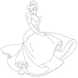 Раскраска: принцесса (Персонажи) #85183 - Бесплатные раскраски для печати