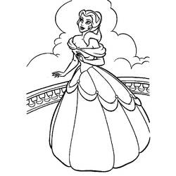 Раскраска: принцесса (Персонажи) #85187 - Бесплатные раскраски для печати
