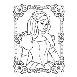 Раскраска: принцесса (Персонажи) #85193 - Бесплатные раскраски для печати