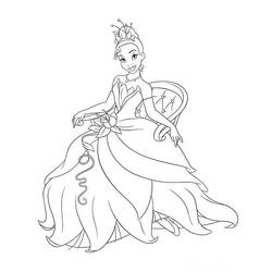 Раскраска: принцесса (Персонажи) #85207 - Бесплатные раскраски для печати