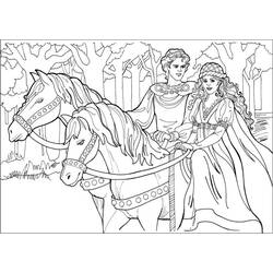 Раскраска: принцесса (Персонажи) #85208 - Бесплатные раскраски для печати