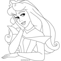 Раскраска: принцесса (Персонажи) #85260 - Раскраски для печати