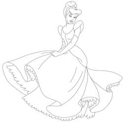 Раскраска: принцесса (Персонажи) #85301 - Бесплатные раскраски для печати