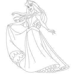 Раскраска: принцесса (Персонажи) #85311 - Бесплатные раскраски для печати