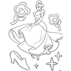 Раскраска: принцесса (Персонажи) #85323 - Раскраски для печати