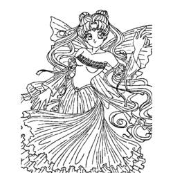 Раскраска: принцесса (Персонажи) #85337 - Бесплатные раскраски для печати