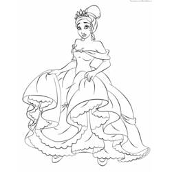 Раскраска: принцесса (Персонажи) #85346 - Бесплатные раскраски для печати