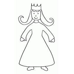 Раскраска: принцесса (Персонажи) #85372 - Бесплатные раскраски для печати