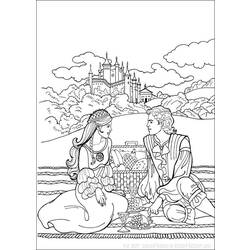 Раскраска: принцесса (Персонажи) #85403 - Бесплатные раскраски для печати