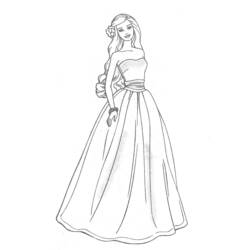 Раскраска: принцесса (Персонажи) #85470 - Бесплатные раскраски для печати