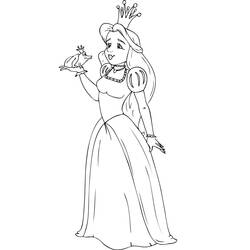 Раскраска: принцесса (Персонажи) #85492 - Бесплатные раскраски для печати