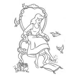 Раскраска: принцесса (Персонажи) #85529 - Бесплатные раскраски для печати