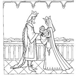 Раскраска: королева (Персонажи) #106235 - Бесплатные раскраски для печати