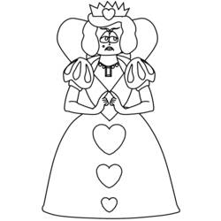 Раскраска: королева (Персонажи) #106247 - Раскраски для печати
