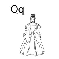 Раскраска: королева (Персонажи) #106250 - Бесплатные раскраски для печати
