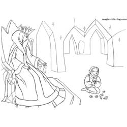 Раскраска: королева (Персонажи) #106270 - Бесплатные раскраски для печати