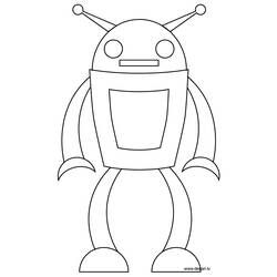 Раскраска: робот (Персонажи) #106571 - Раскраски для печати