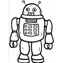 Раскраска: робот (Персонажи) #106572 - Бесплатные раскраски для печати