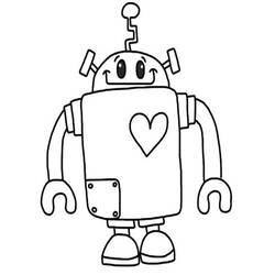 Раскраска: робот (Персонажи) #106573 - Бесплатные раскраски для печати